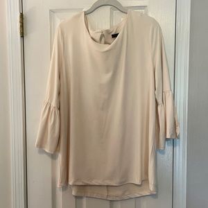 Off white bell sleeve top